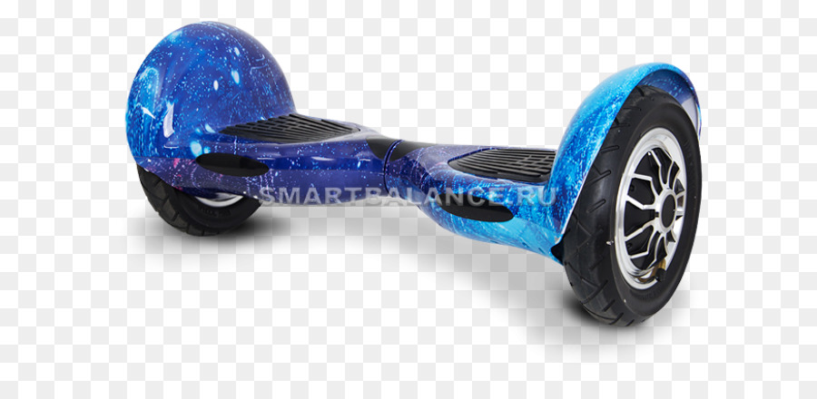 Selfbalancing Skuter，Biru PNG