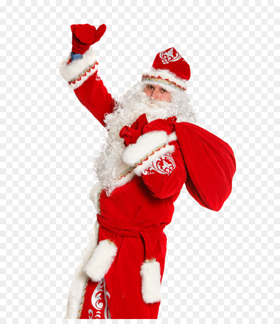 Santa Claus，Ornamen Natal PNG