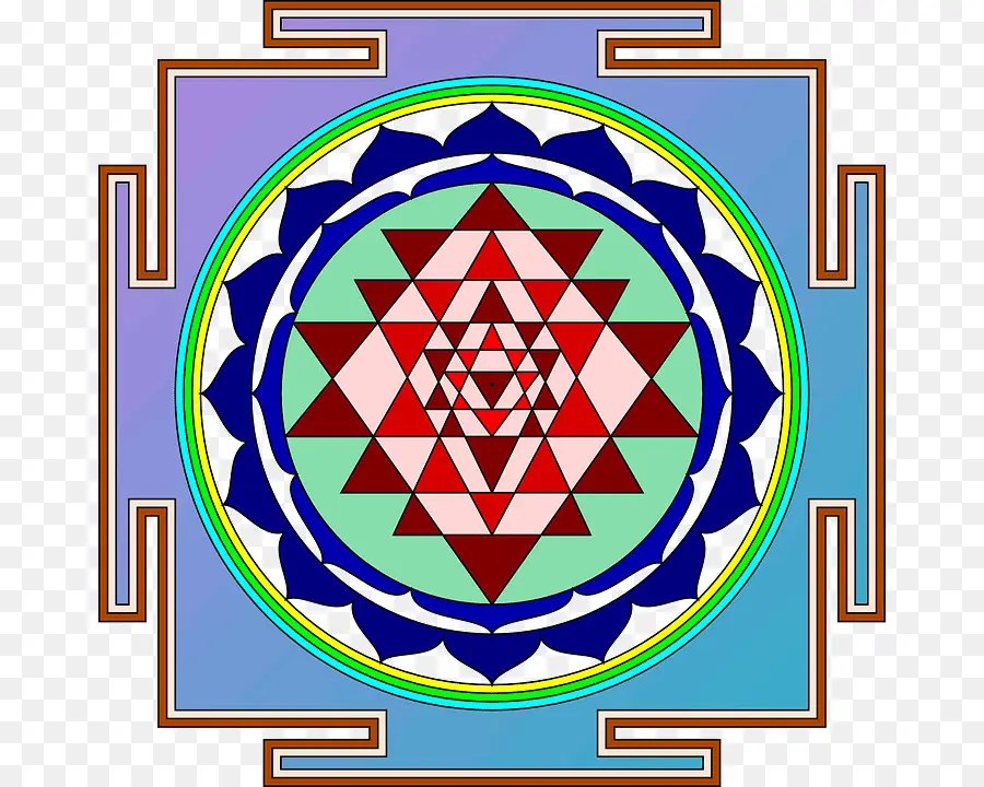 Laksmi，Sri Yantra PNG