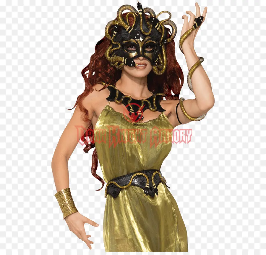 Kostum Medusa，Hallowen PNG