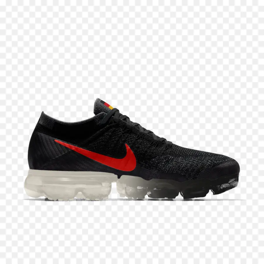 Sepatu Hitam，Swoosh Merah PNG