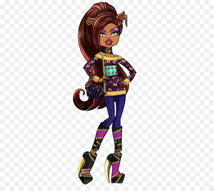 Rakasa Tinggi Clawdeen Wolf Doll，Rakasa Tinggi PNG