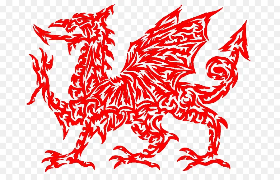 Kastil Caernarfon，Naga Welsh PNG