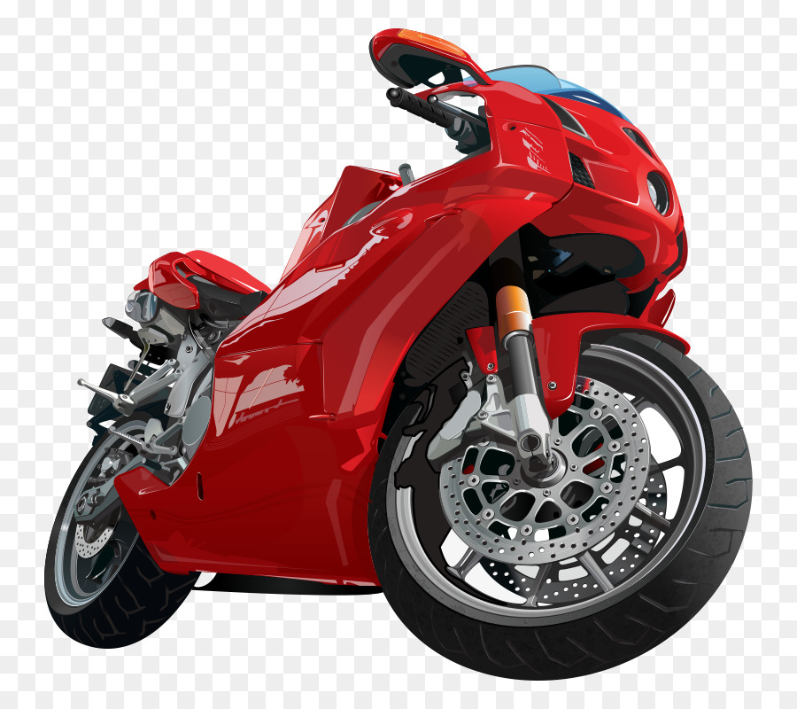 Sepeda Motor Merah，Sepeda PNG