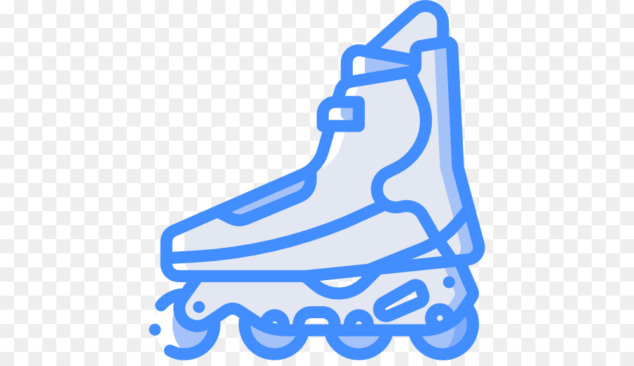 Sepatu Roda，Biru PNG