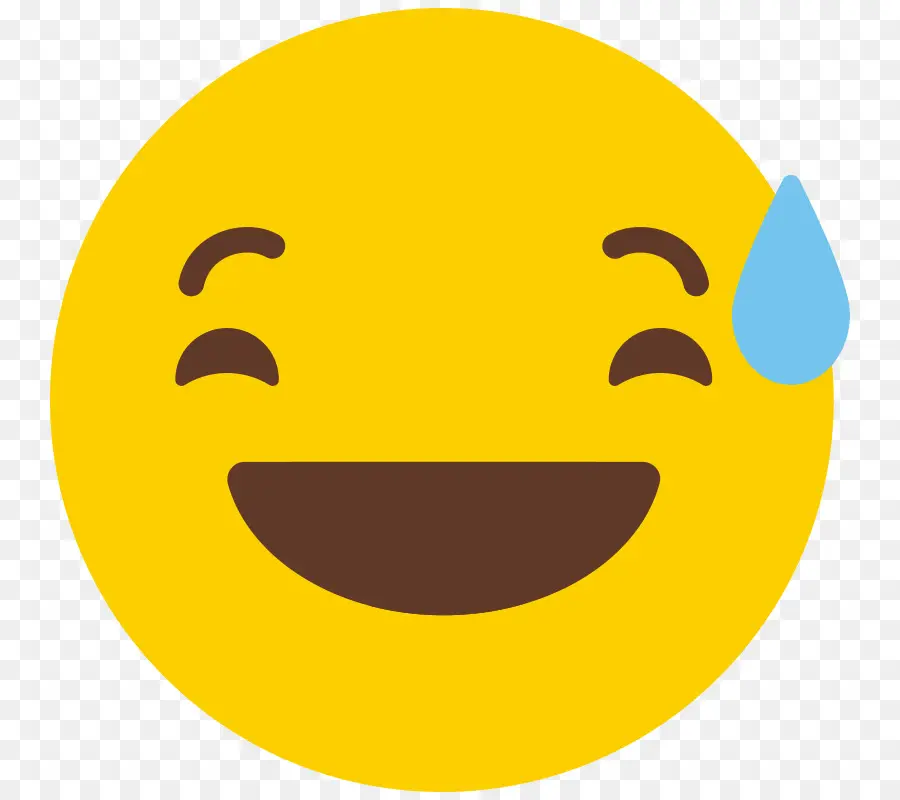 Emoji Berkeringat，Keringat PNG