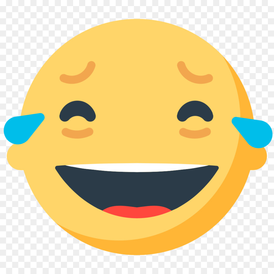 Emoji，Wajah Dengan Air Mata Sukacita Emoji PNG