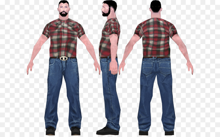 Celana Jeans，Tartan PNG