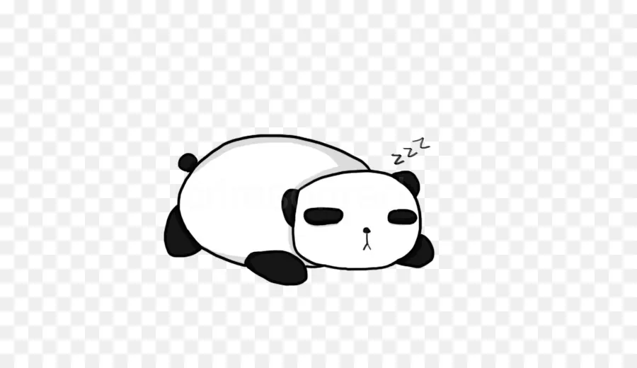 Panda Tidur，Imut Imut PNG