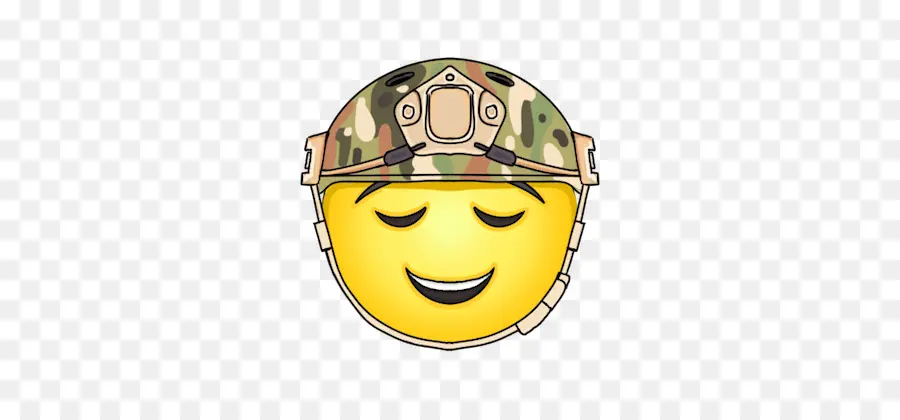 Emoji Tersenyum Dengan Helm，Menghadapi PNG