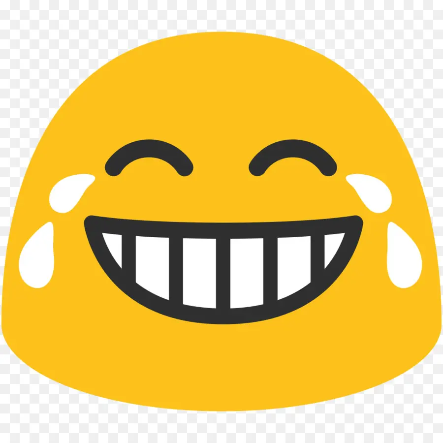 Emoji，Wajah Dengan Air Mata Kegembiraan Emoji PNG