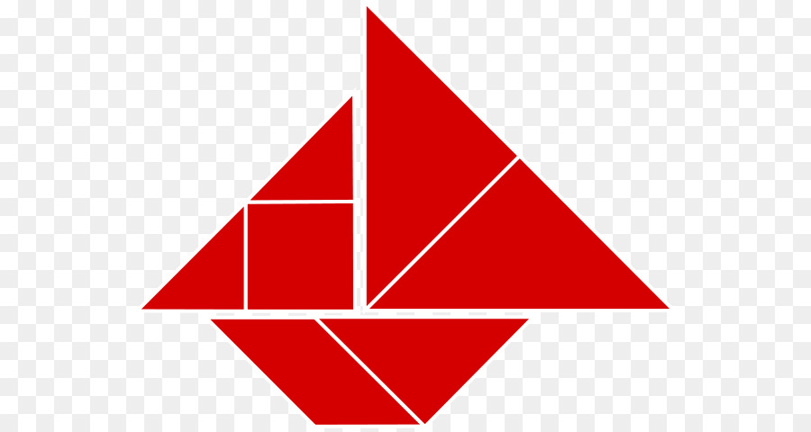 Ikan Merah，Tangram PNG