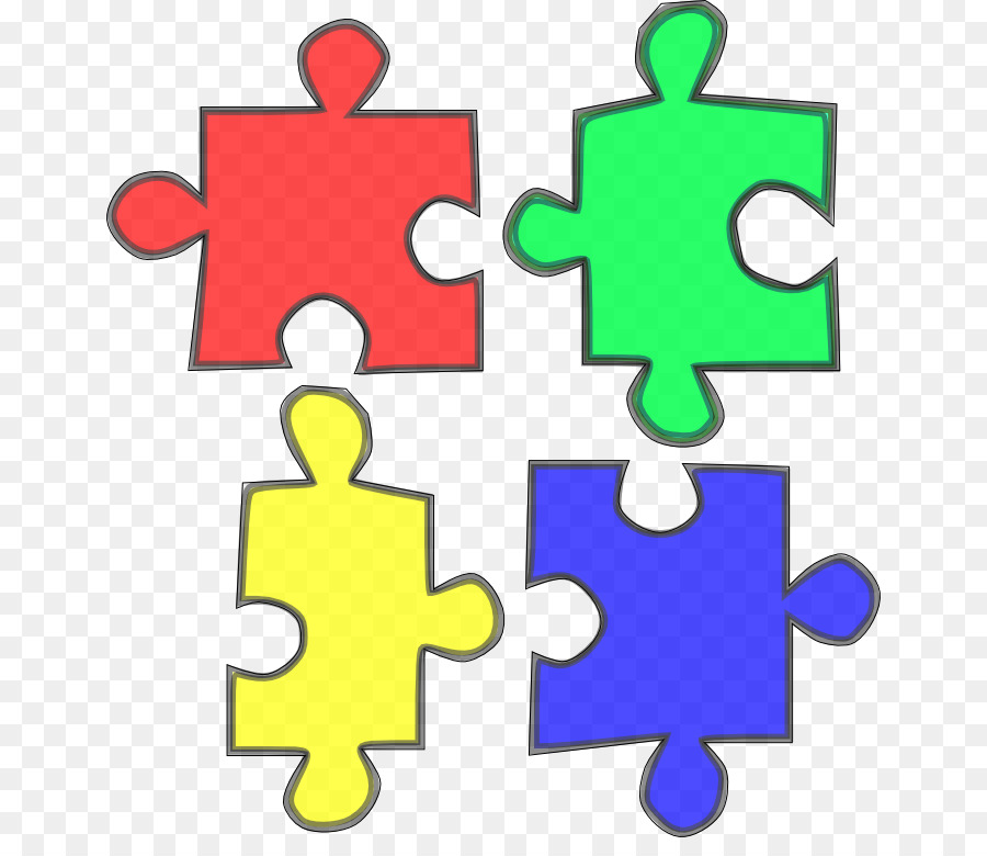 Potongan Puzzle Berwarna Warni，Gergaji Ukir PNG