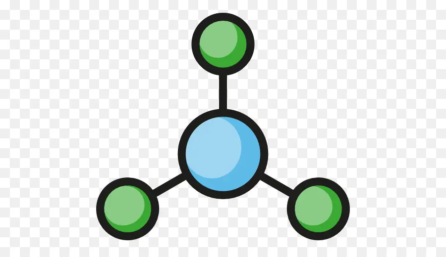 Struktur Molekul Berwarna Warni，Sains PNG