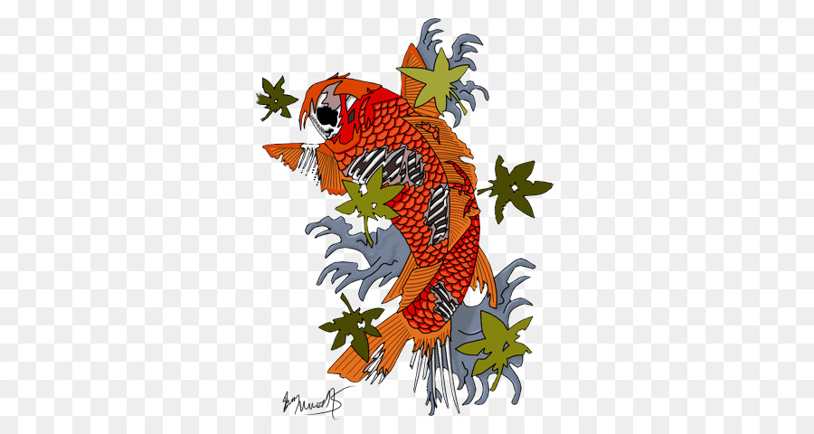 Ikan Koi，Air PNG