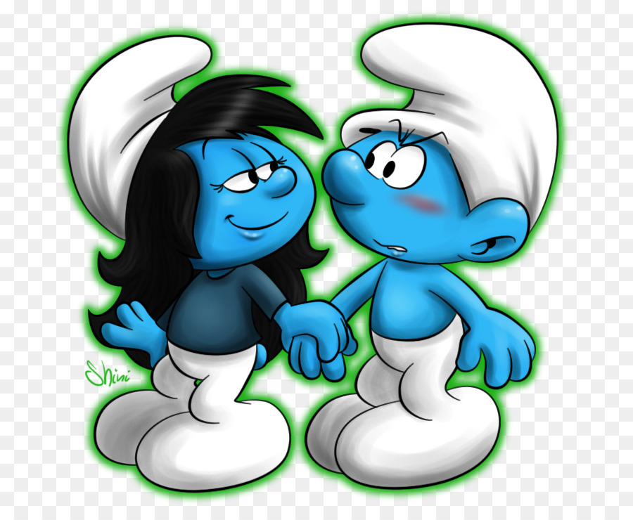 Kesal Smurf，Smurfette PNG