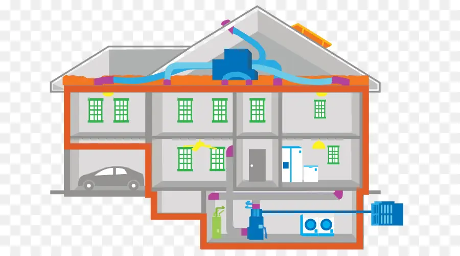 Diagram Rumah，Ac PNG