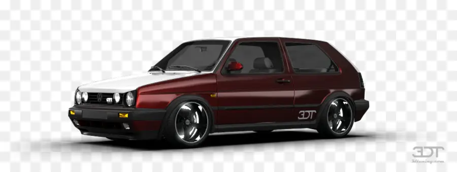 Volkswagen Golf Mk2，Mobil Kompak PNG