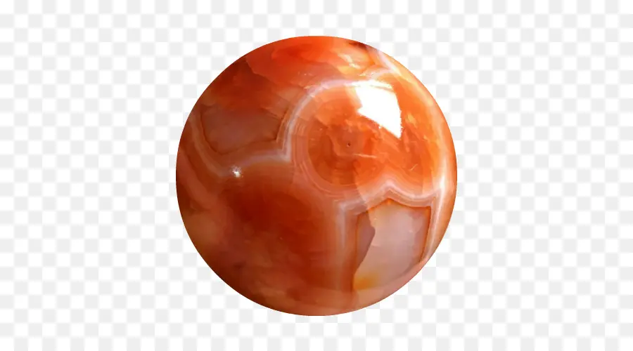 Bola Kristal Oranye，Bola PNG