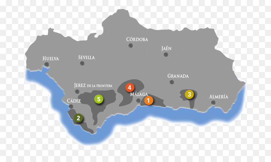 Provinsi Huelva，Peta PNG