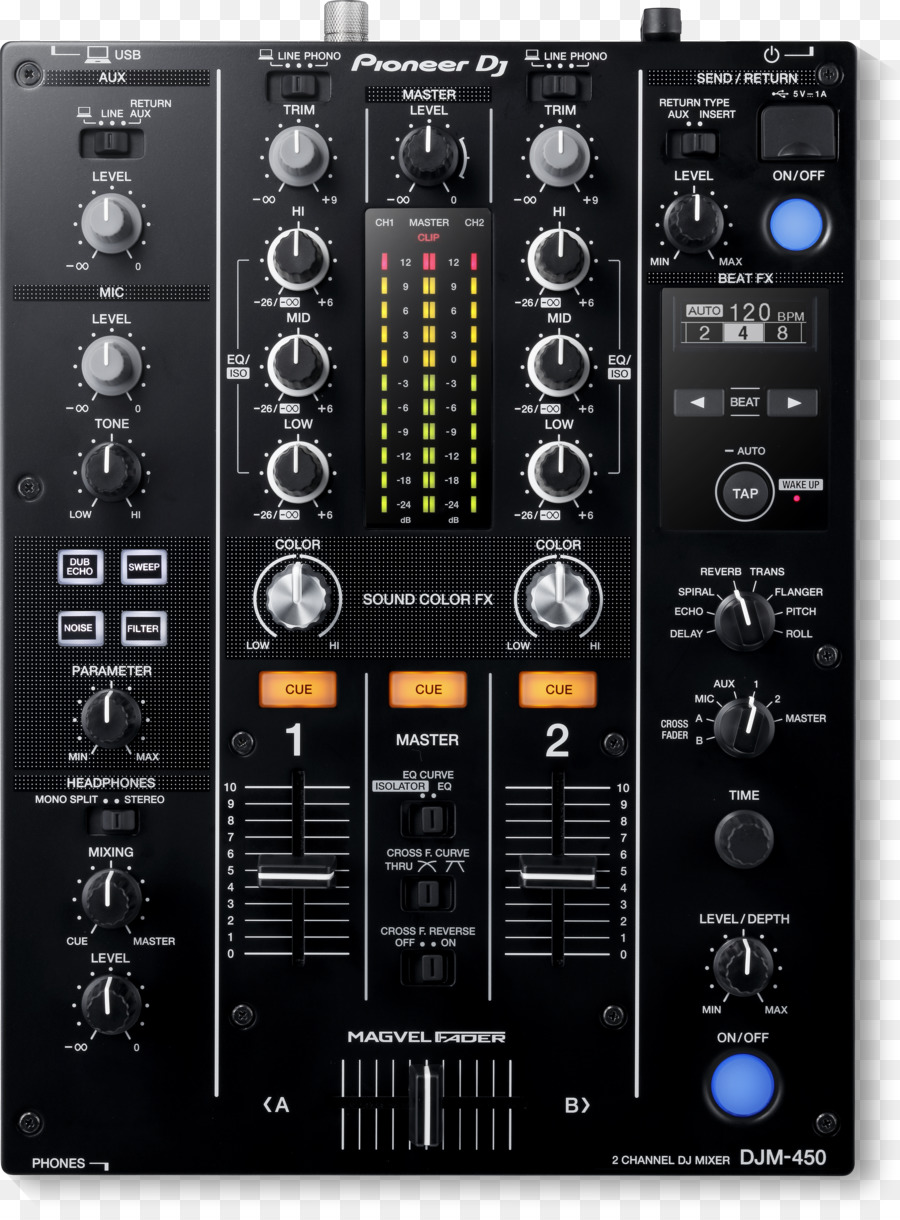 Dj Mixer Perintis Dj Djm450，Audio Mixer PNG