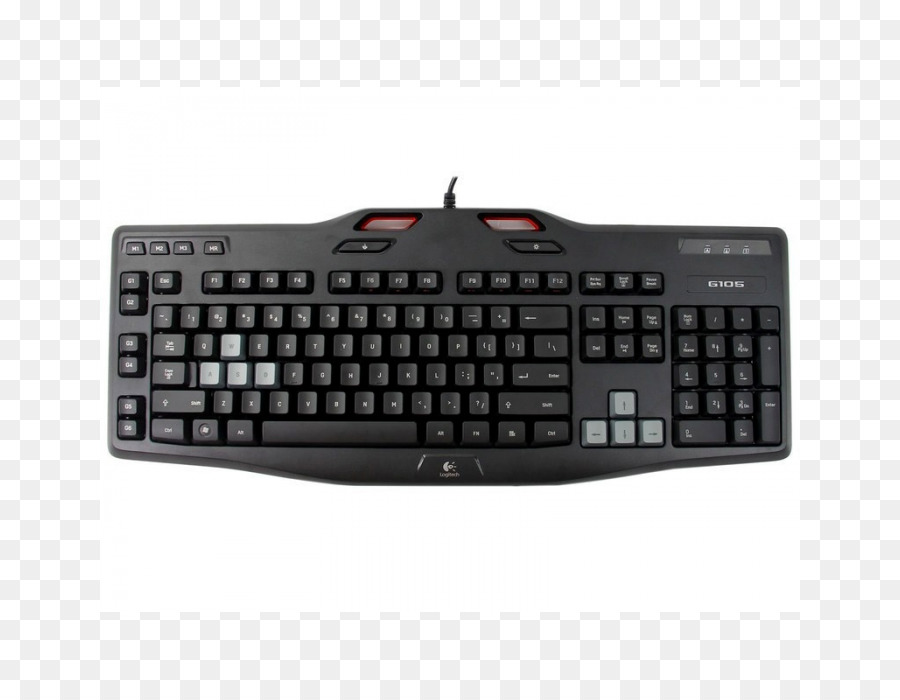 Keyboard Komputer，Logitech G105 PNG