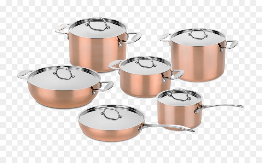 Set Peralatan Masak Baja Tahan Karat，Pot PNG