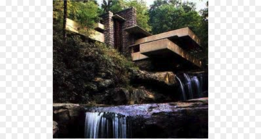 Fallingwater，Frank Lloyd Wright Rumah Dan Studio PNG