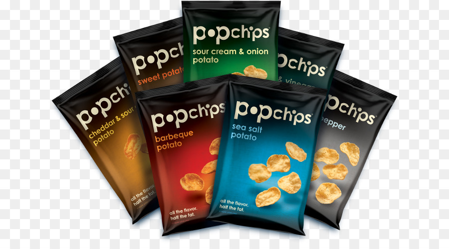 Popchips，Keripik Kentang PNG