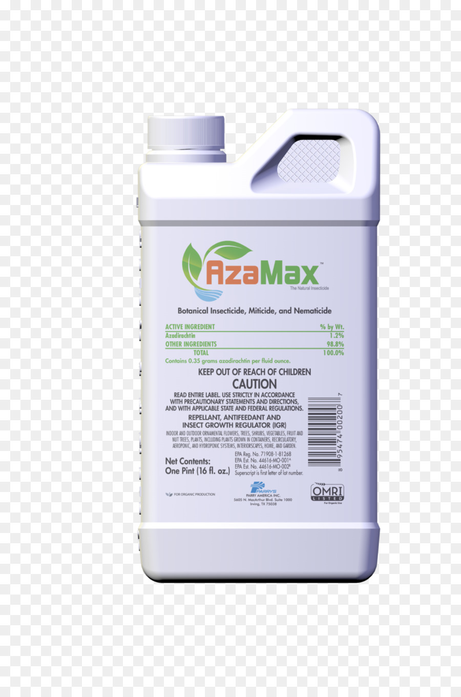 Botol Azamax，Insektisida PNG