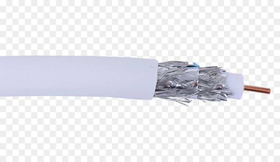 Kabel Koaksial，Putih PNG