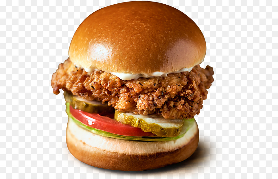 Burger Ayam，Selada PNG