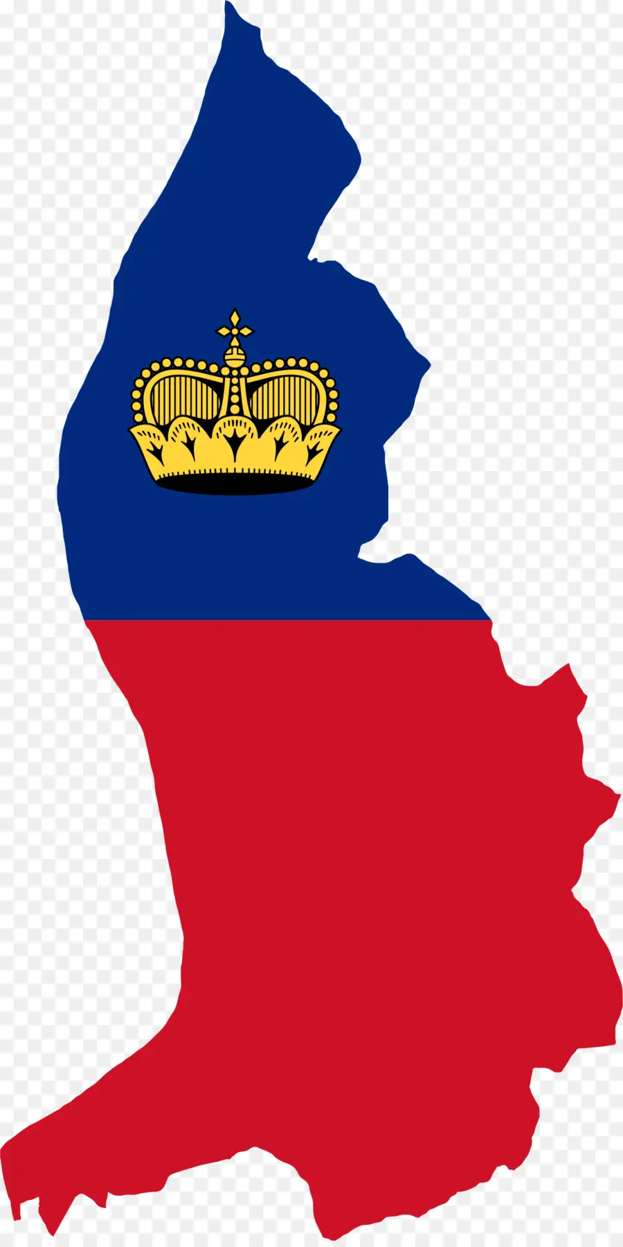 Bendera Liechtenstein，Negara PNG