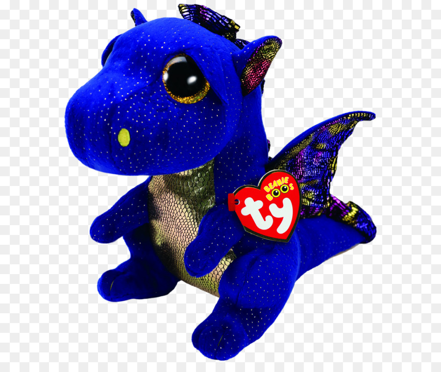 Mewah Naga Biru，Boneka Binatang PNG