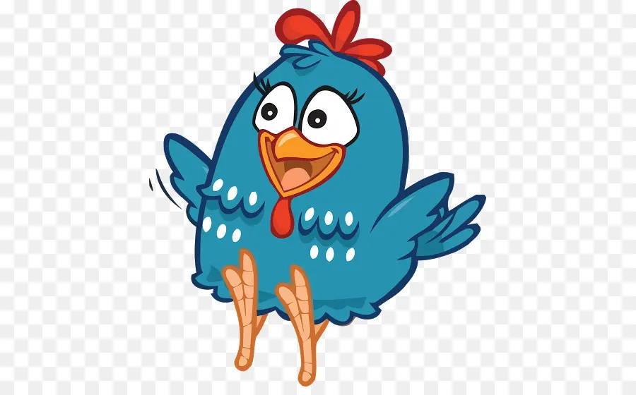 Ayam Biru，Kartun PNG