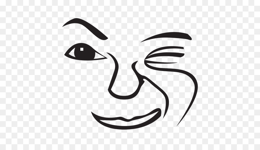 Wink，Emoticon PNG