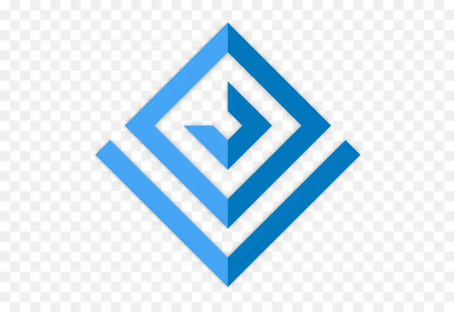 Logo Segi Enam，Biru PNG