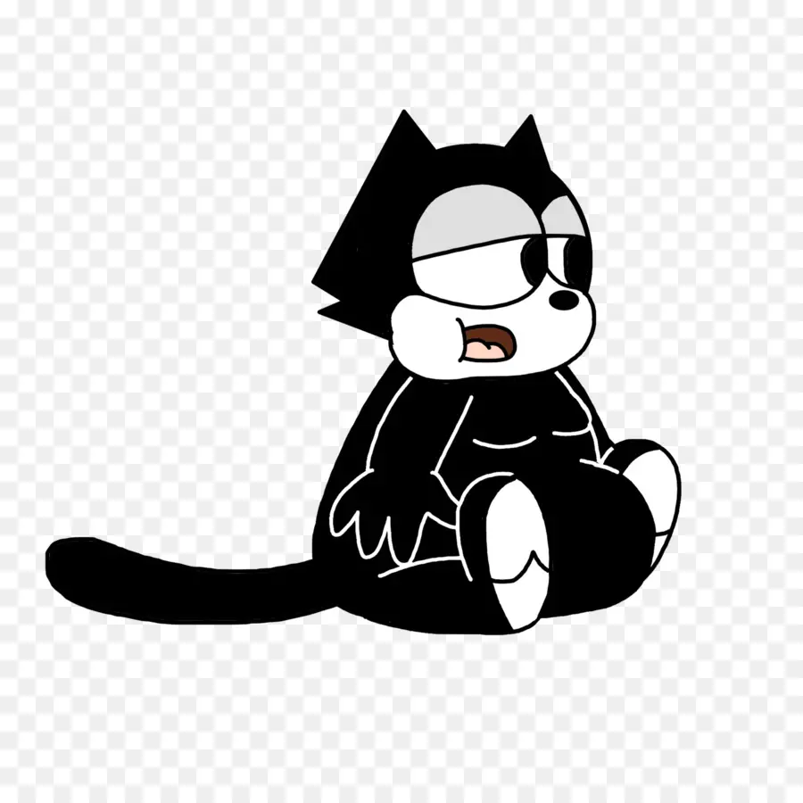 Kucing Kartun Hitam，Kucing PNG