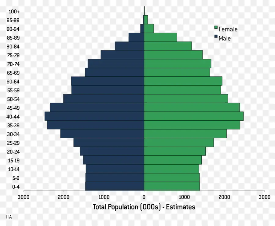 Piramida Penduduk，Demografi PNG