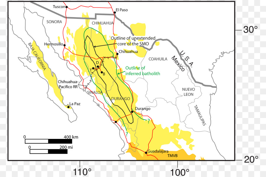 Peta Geografis，Daerah PNG