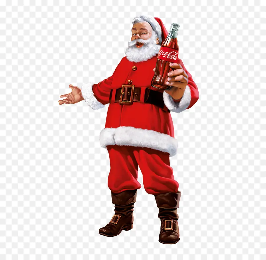 Santa Claus，Cocacola PNG