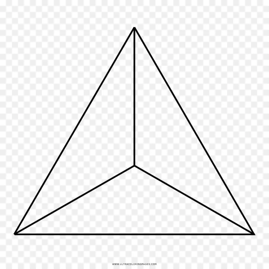 Tetrahedron，Segitiga PNG