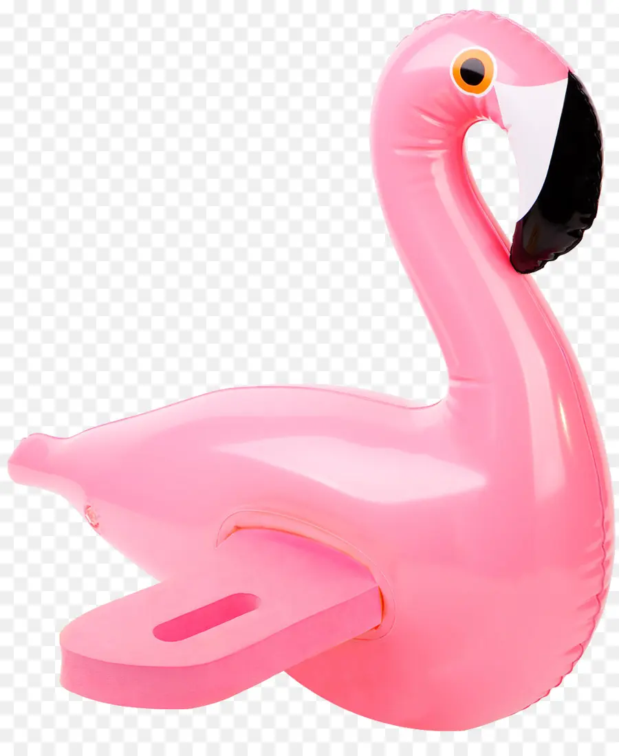 Flamingo Merah Muda Mengapung，Tiup PNG