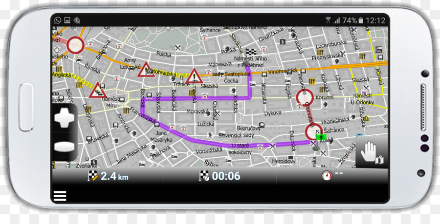 Sistem Navigasi Gps，Smartphone PNG