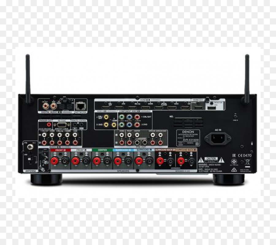 Penerima Audio，Panel Belakang PNG