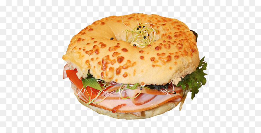 Burger Ikan Salmon，Muffuletta PNG