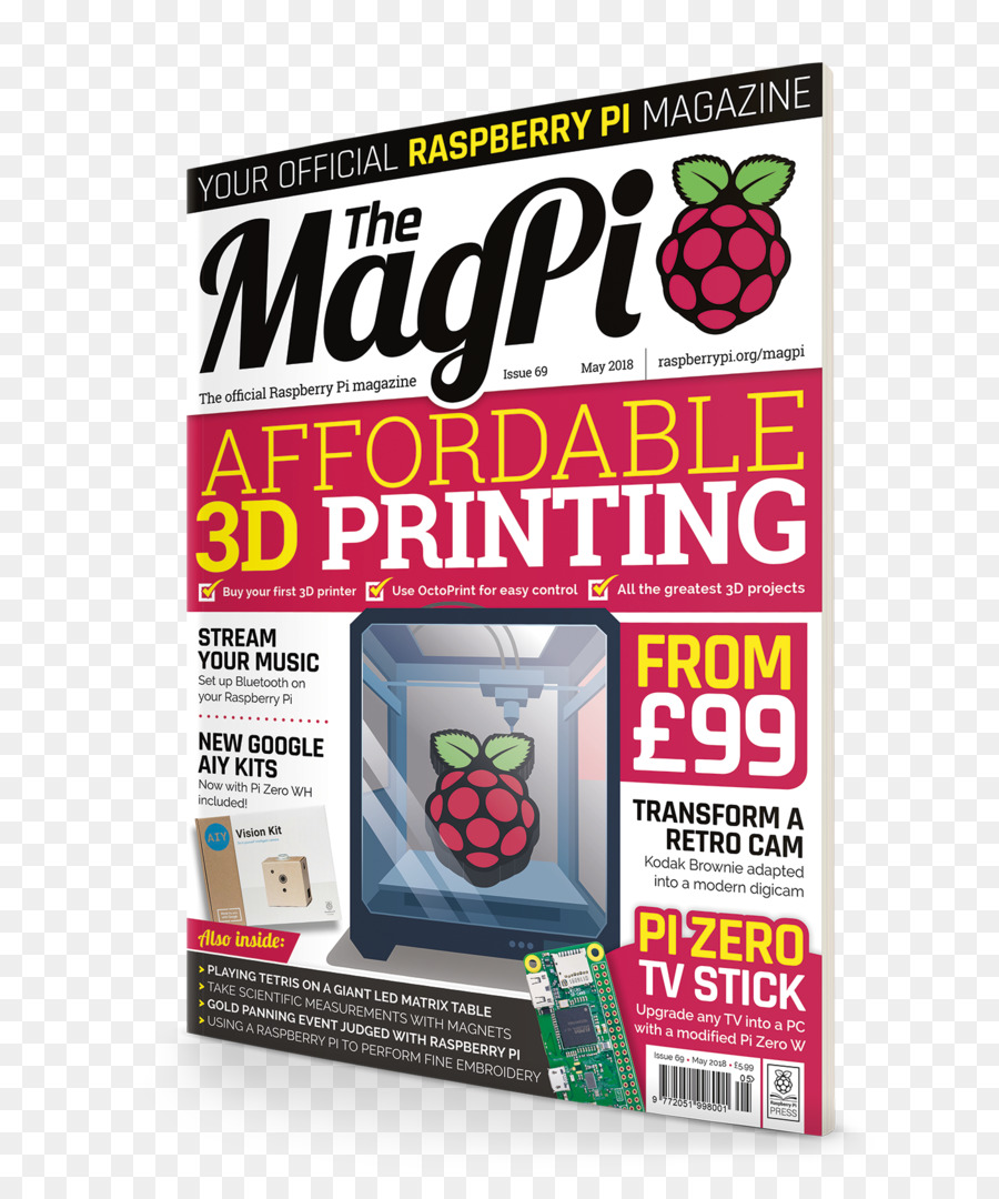 Raspberry Pi，Magpi PNG