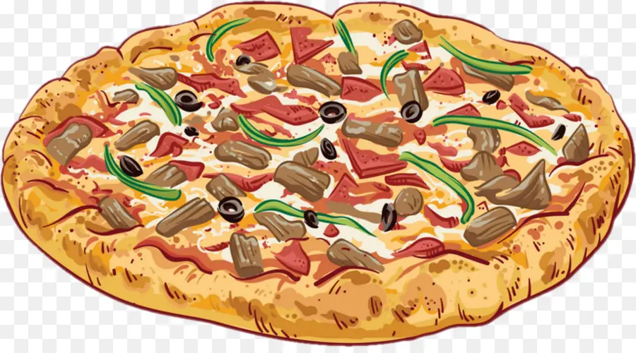 Pizza，Hamburger PNG