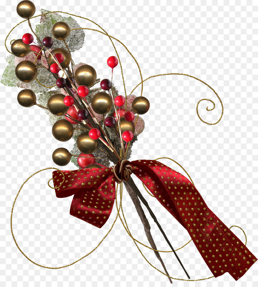 Ornamen Natal，Berry PNG