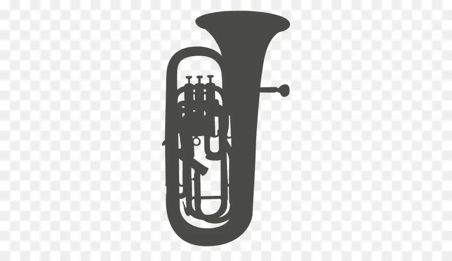 Mellophone，Instrumen Kuningan PNG